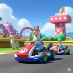 Mario Kart with Llamas
