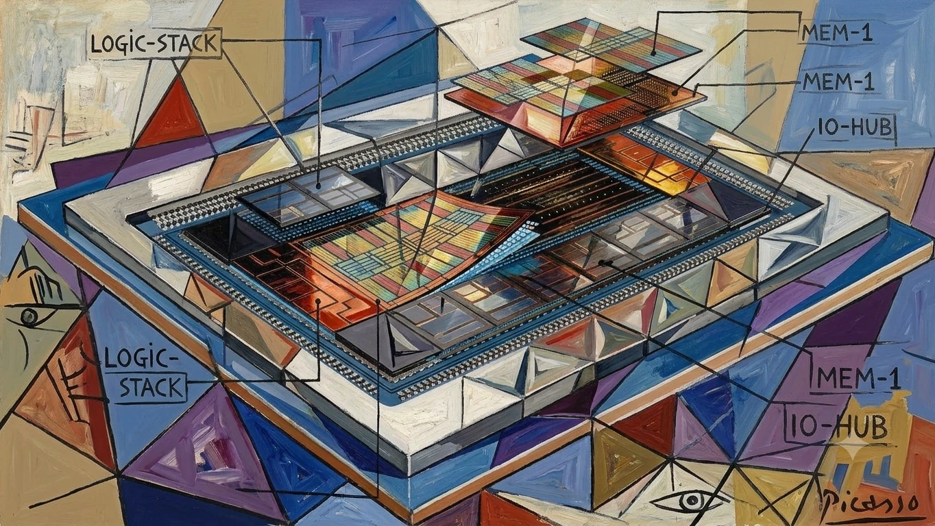 AMD MI455X chip with Cubist filter applied