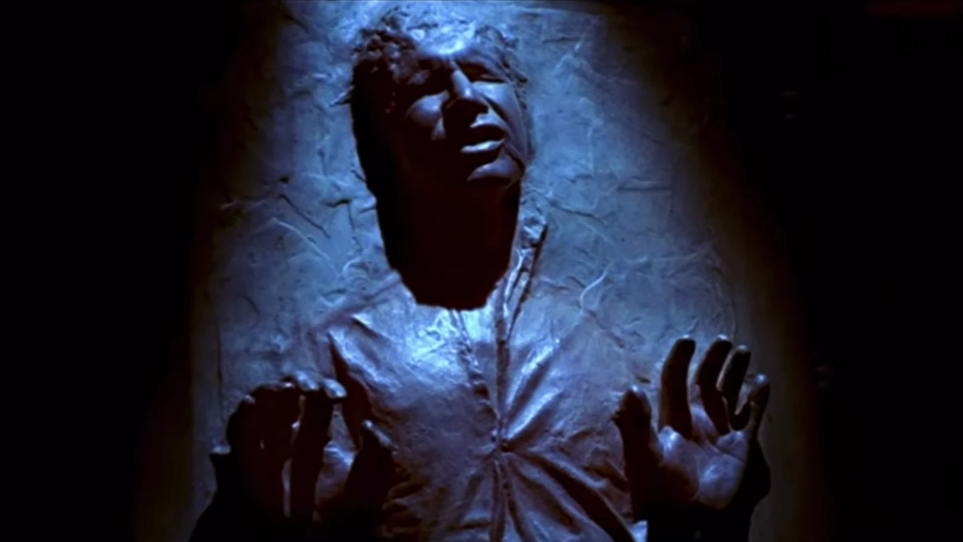 Han Solo frozen in Carbonite